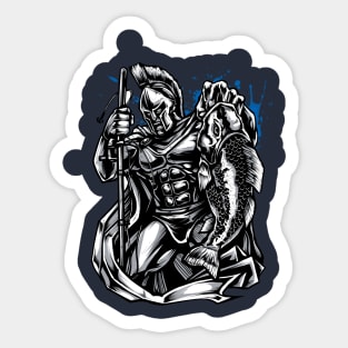 Spartan Fishing Sticker